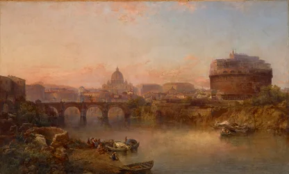 Sunset on the Tiber, Rome